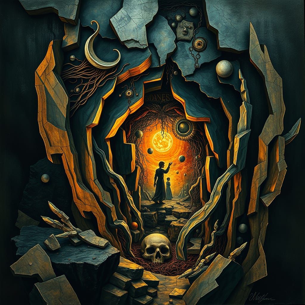 Surreal Cubist Nightmare Vision