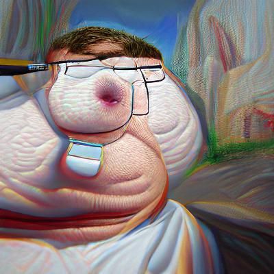 Hyperrealistic 8k Selfie of Peter Griffin