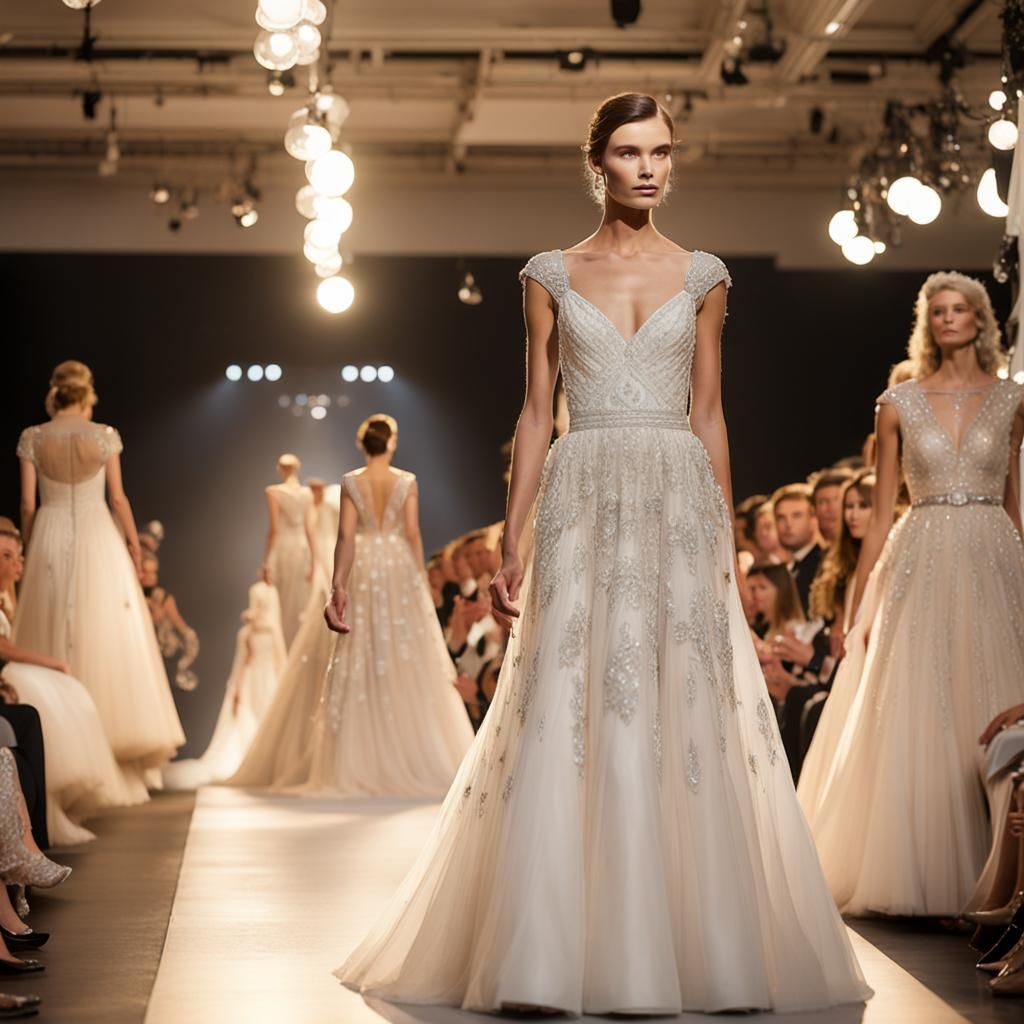 Vintage Wedding Dress Fashion Show