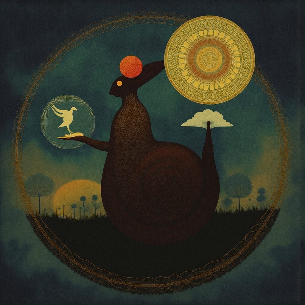 Divine Abbess in Ethereal Geometry