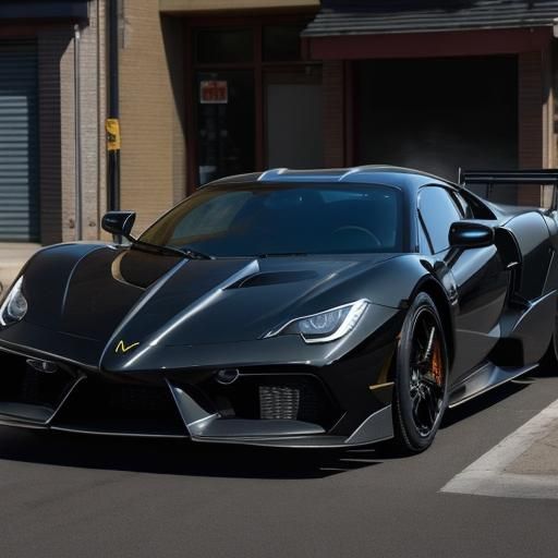 The Batmobile Getting Cleaned at a Carwash