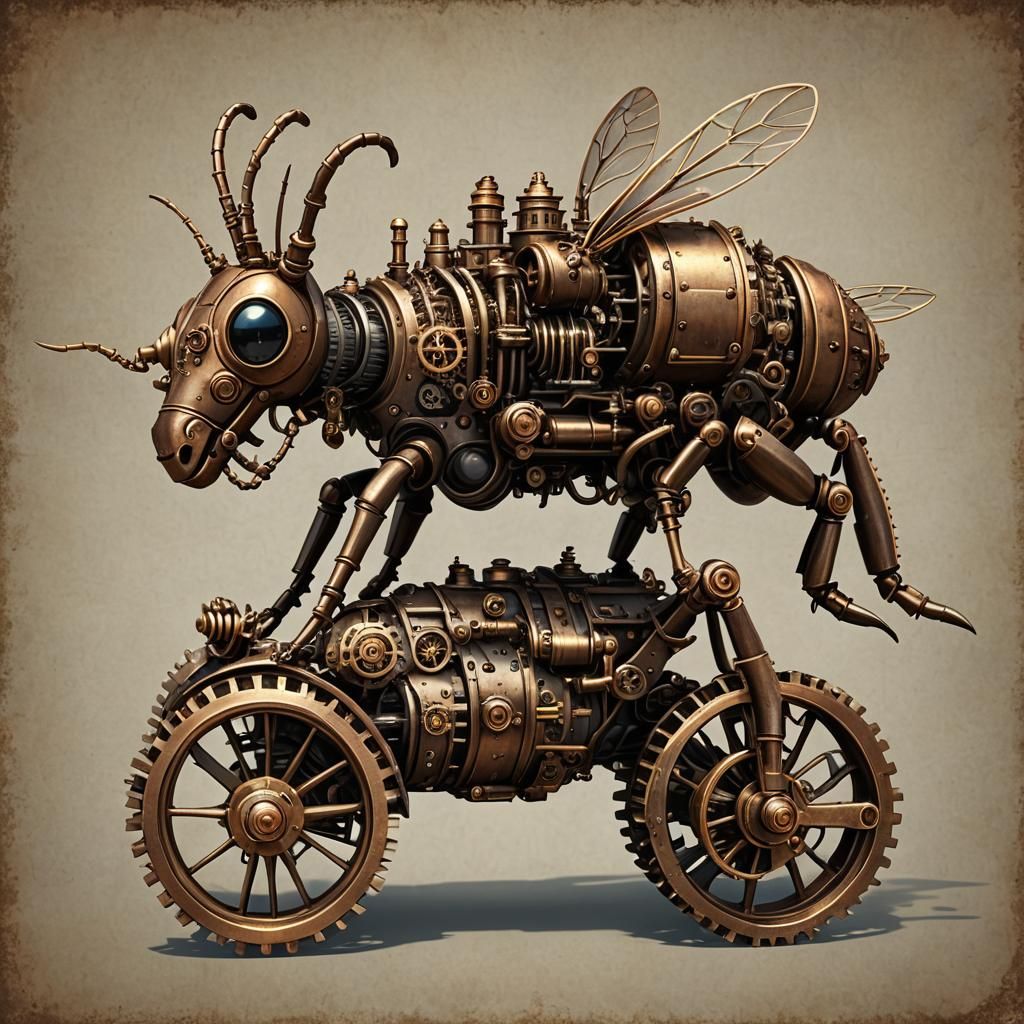 Steampunk Ant Engine