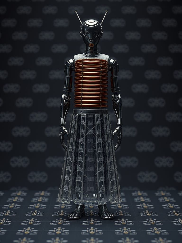 Animatronic Inductor Coil Pin Grid Array Piezoelectric Cryst...