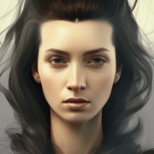 Black Woman in Spacesuit: Hyperdetailed Portrait