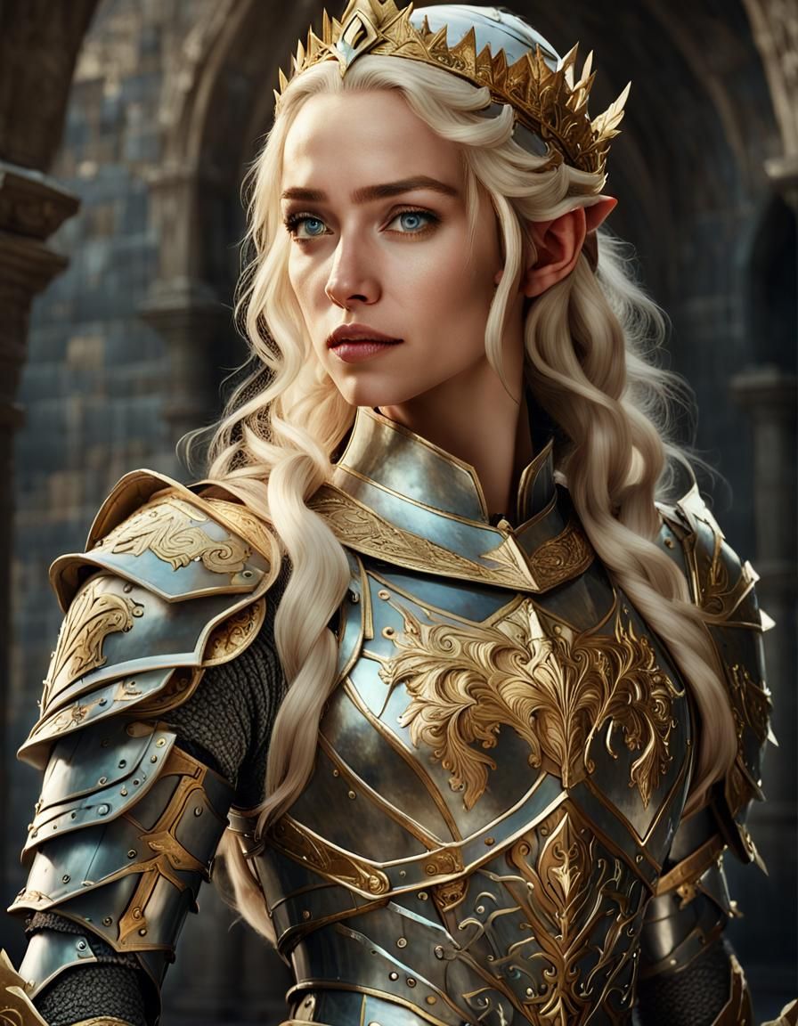 Daenerys Targaryen in armor