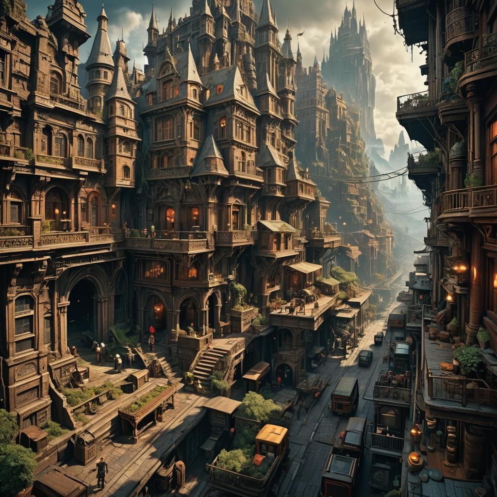 Nostalgic 1960s Memories in Digital Matte Painting