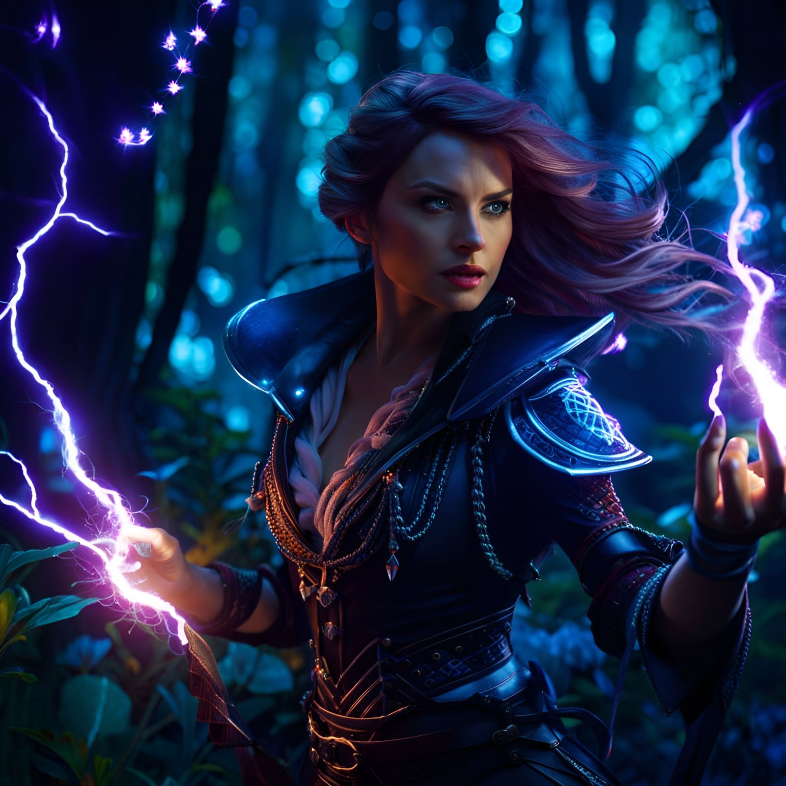 Superpowered Rogue Sorceress