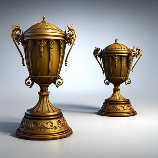 Fantastical Trophies in Detailed Matte Painting