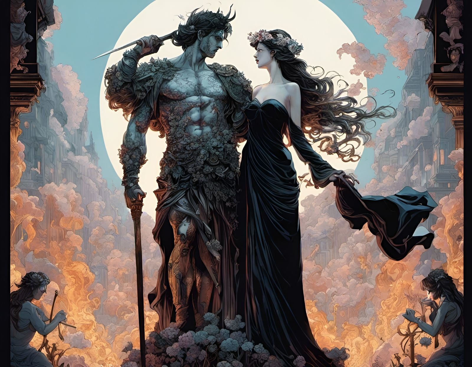 Hades and Persephone: A Detailed Seasonal Juxtaposition