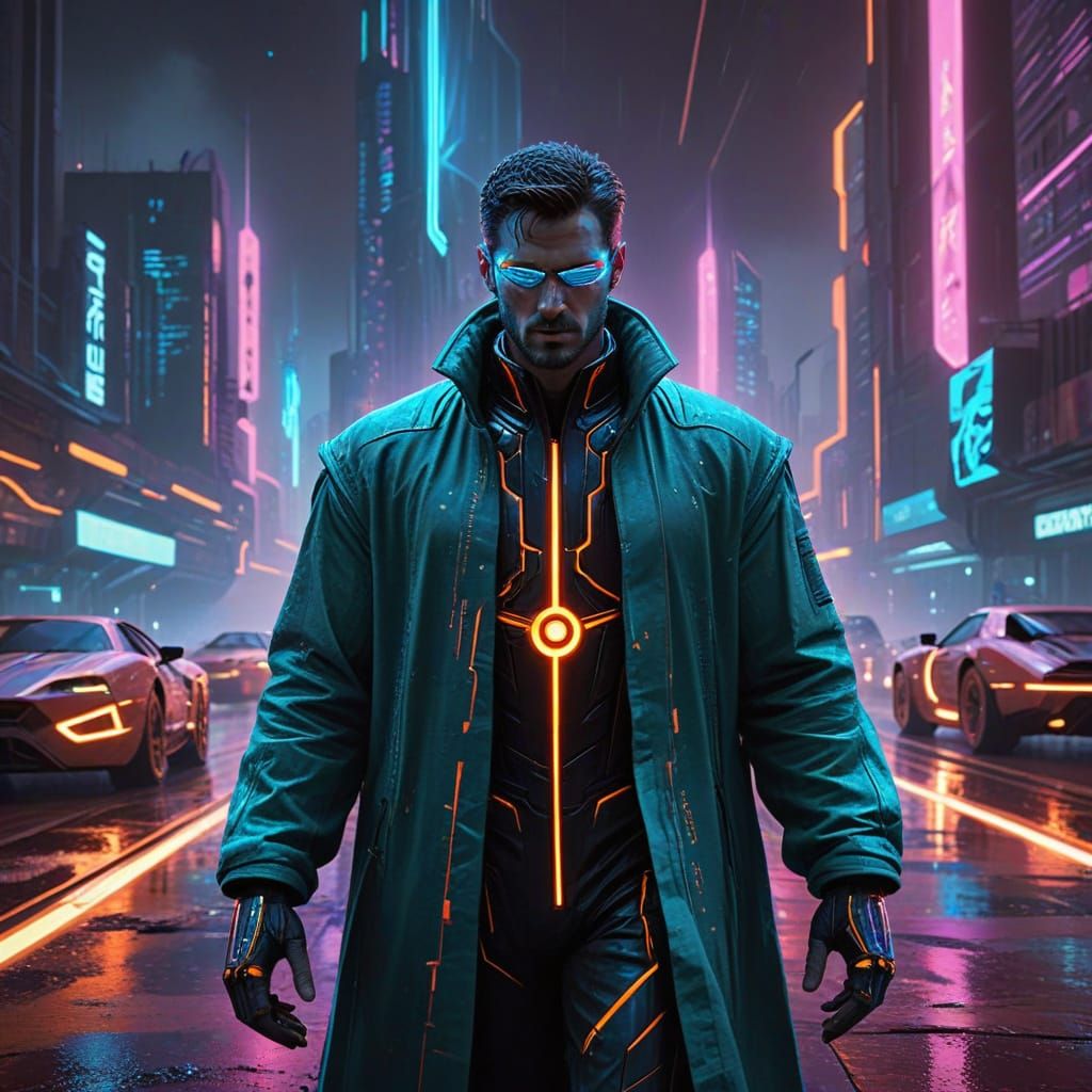 Vibrant Apostle Seeks Shelter from Heavenly Blaze