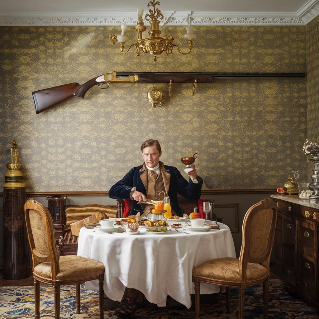 Breakfast under the boomstick