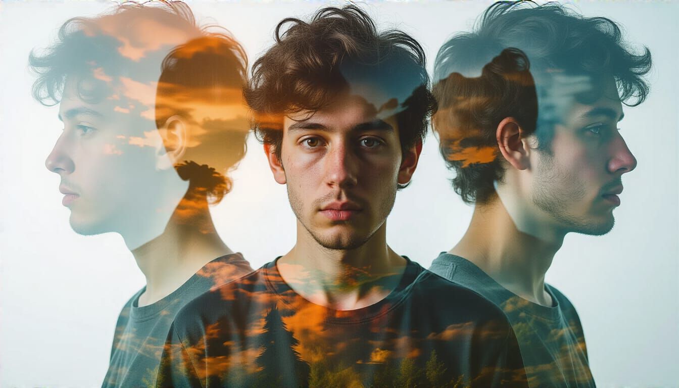 Fragmented Identity: A Triple Exposure Photograph