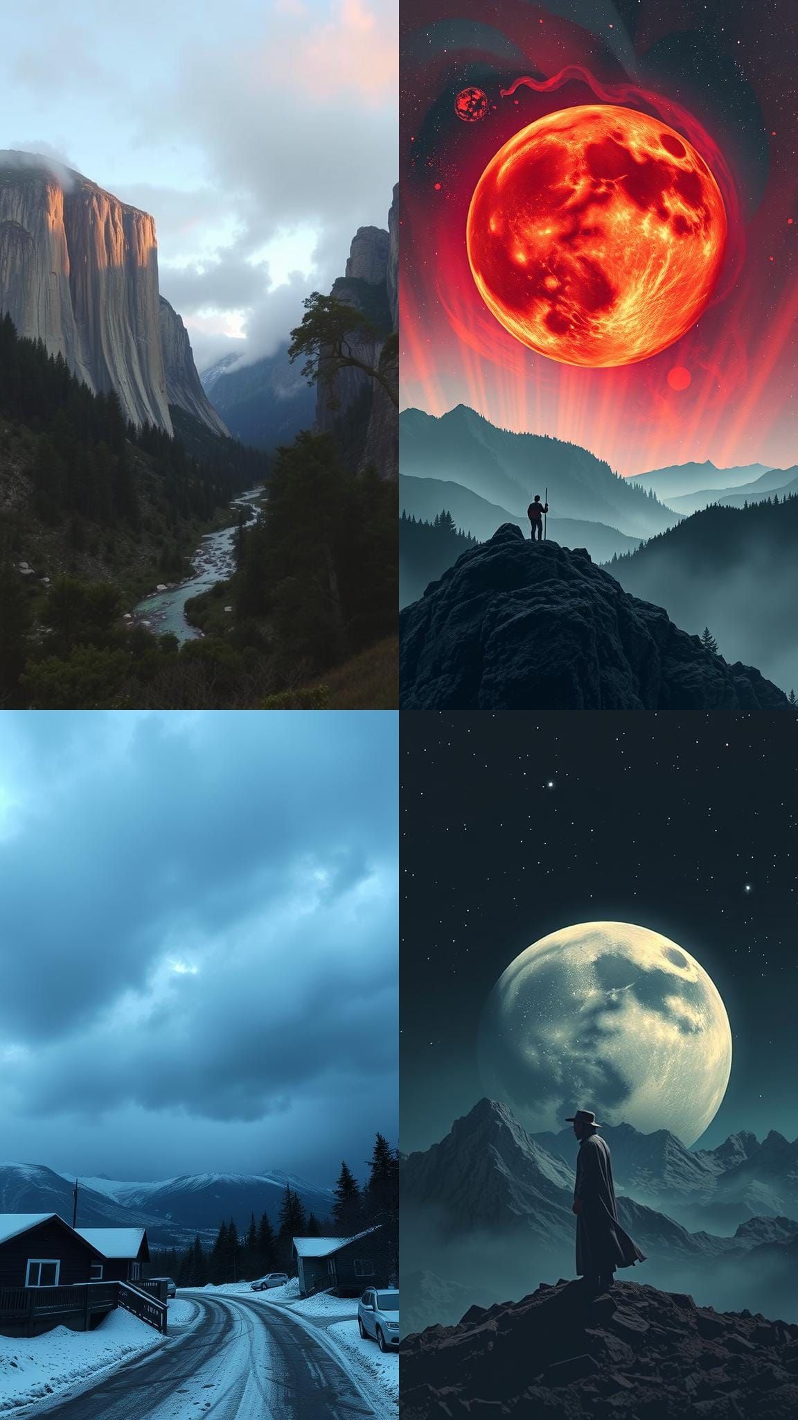 Apocalyptic World's End Landscape