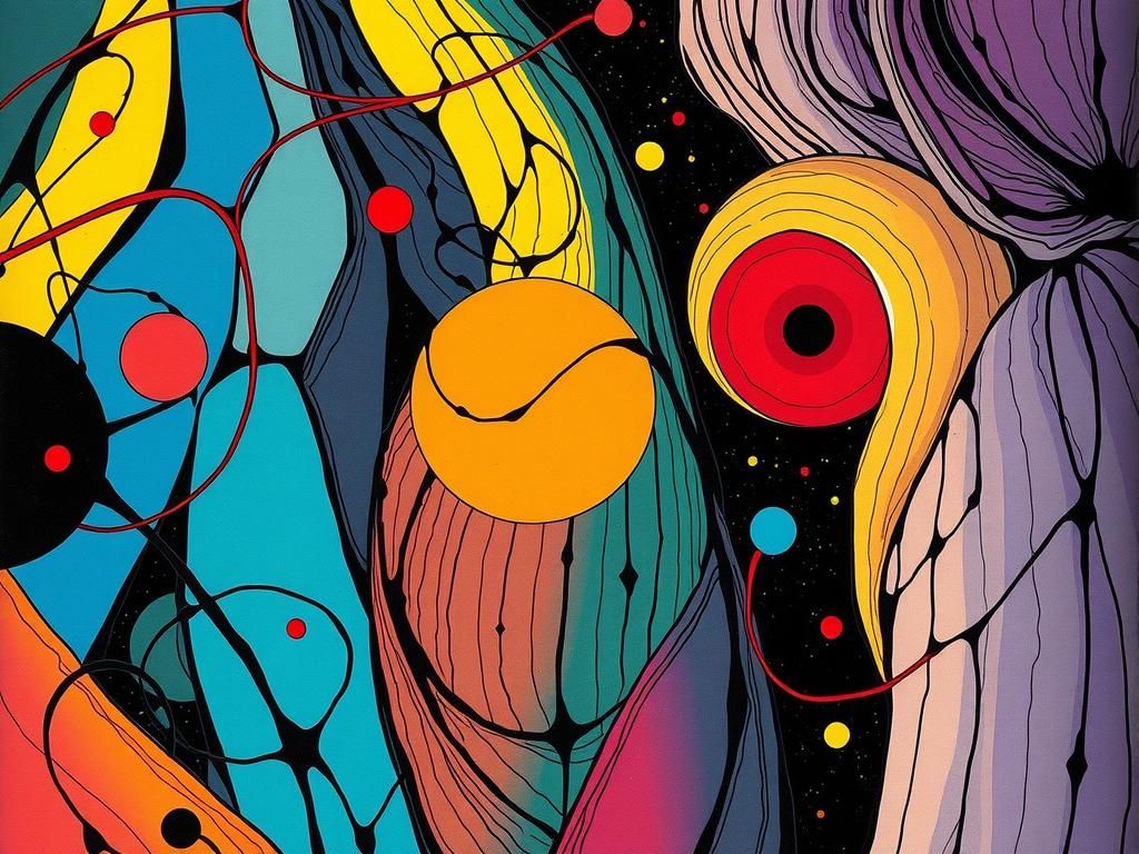 Abstract Art in Style of Moebius and Dali