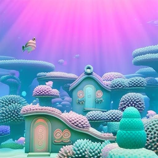 Animal Crossing: Dream World - Underwater House