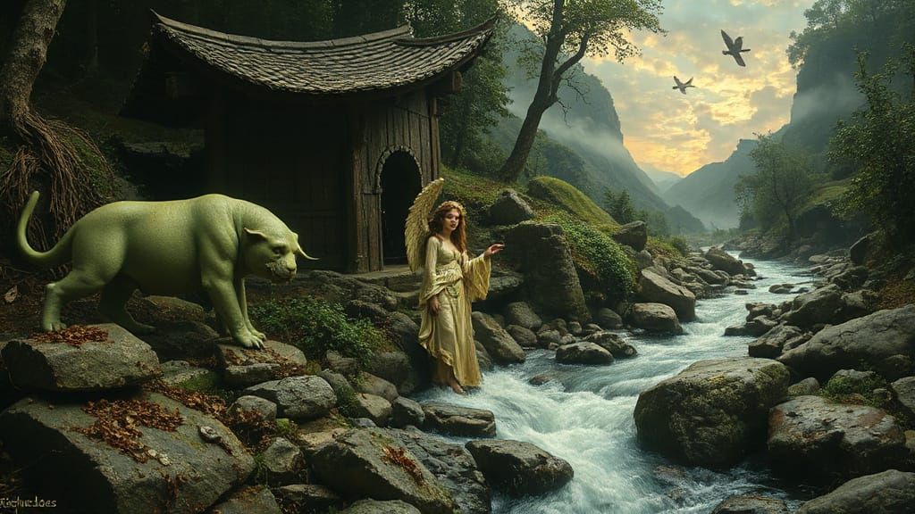 Avarice and the Angel: A Mystical Vision