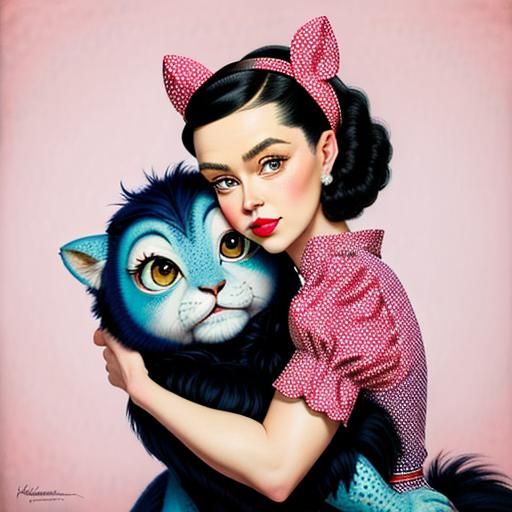 Pet monster woman
