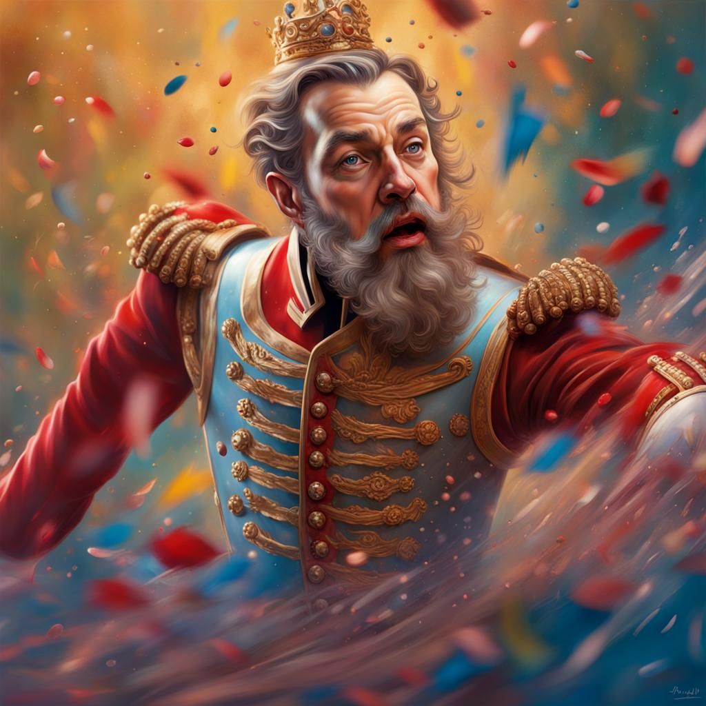 Hyperrealistic Nutcracker in Human Form