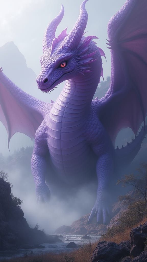 Violet Dragon 💜🤍🖤