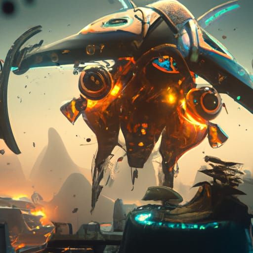 Fantastical Matte Painting in Deep Color