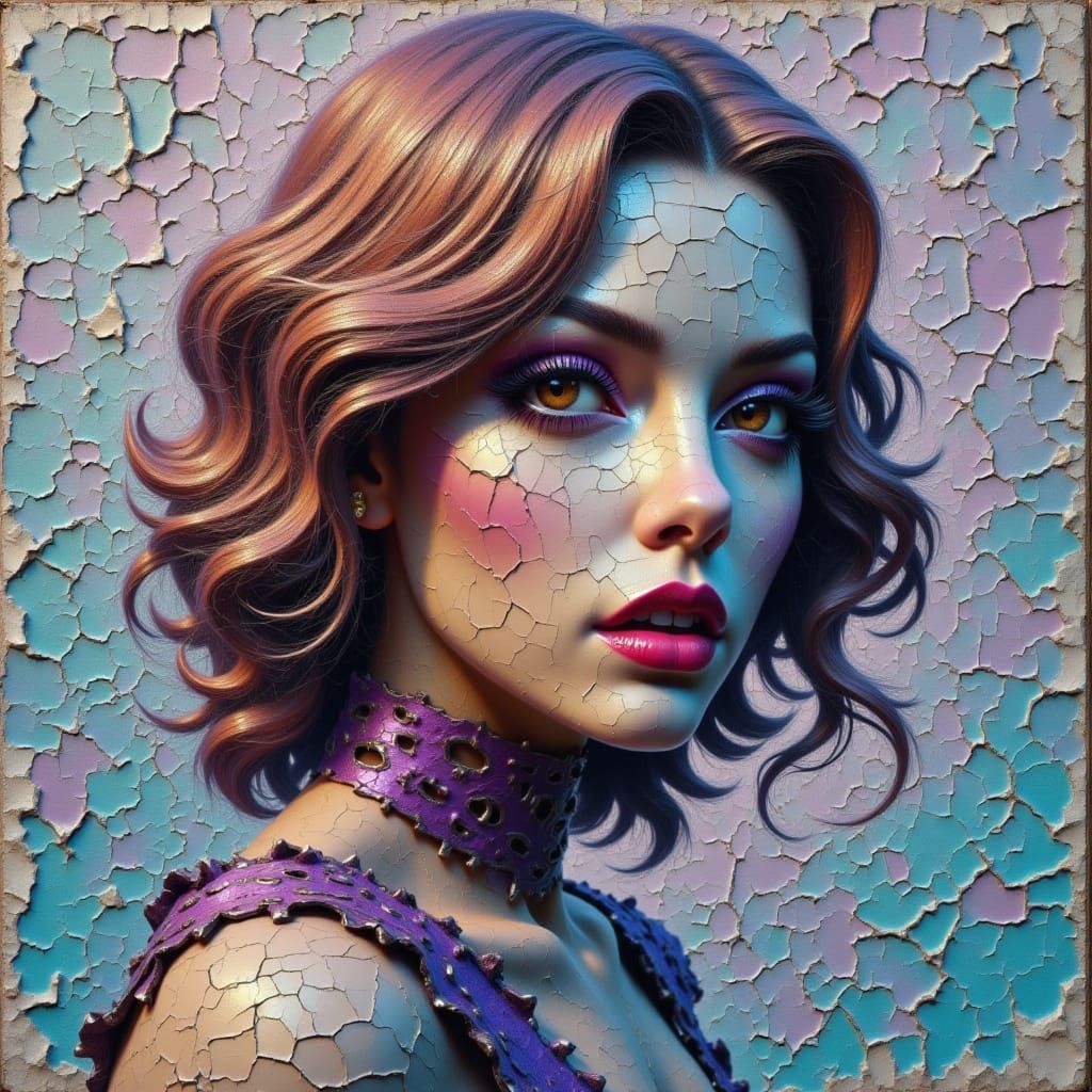 Fractured Geometric Shapes in Dynamic Flux