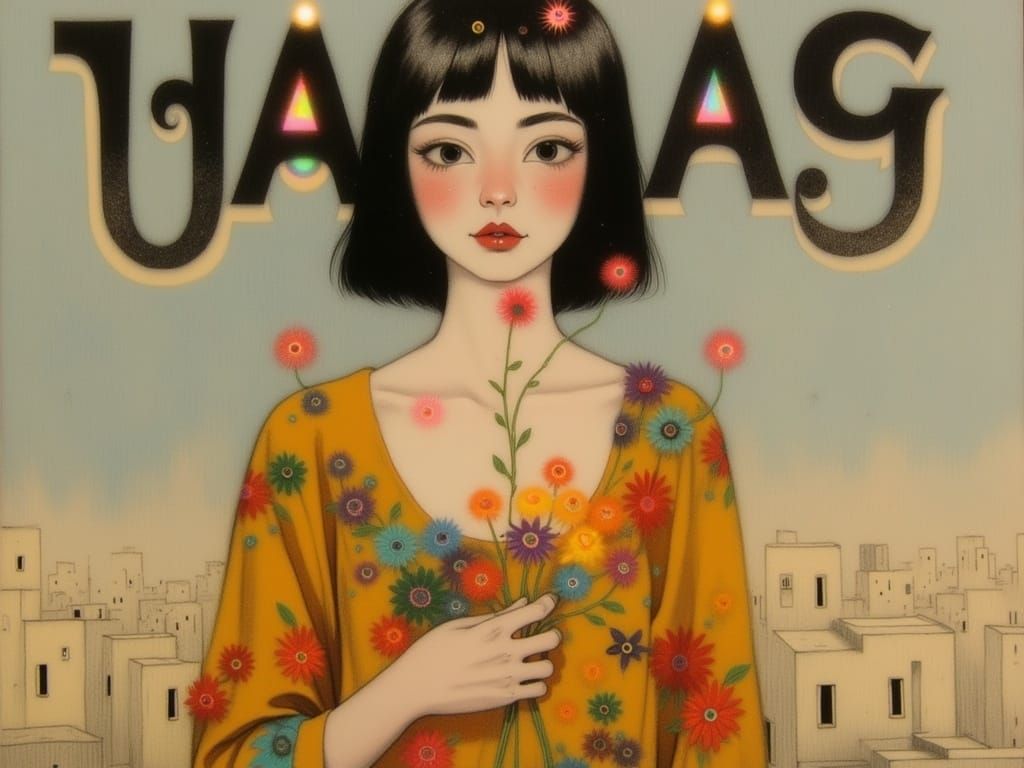 Art Deco Fashion Illustration Inspired by Vogue