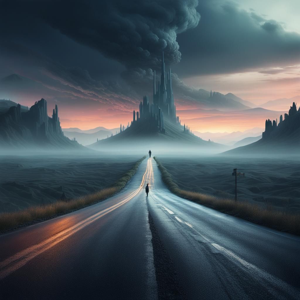 Mystical Crossroads at Twilight in Epistolary Style
