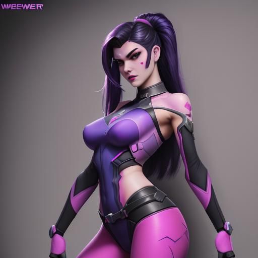 Widowmaker Overwatch Pink Skin Character Art