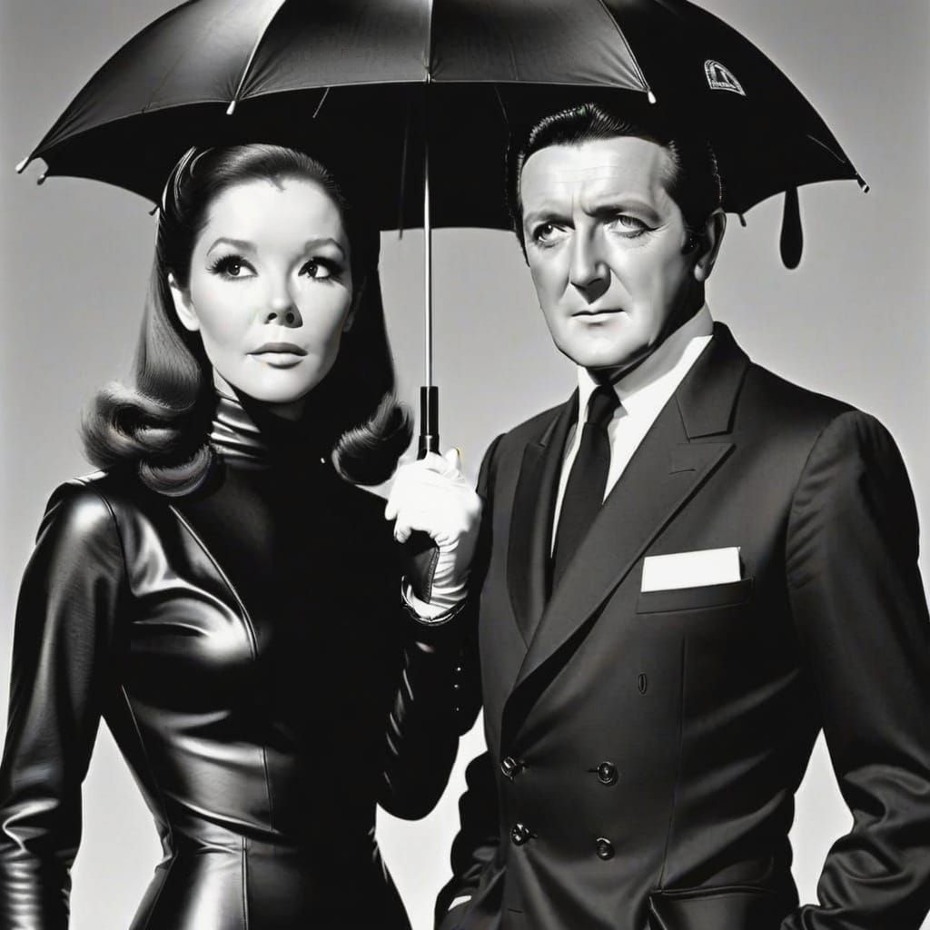 Emma Peel & John Steed