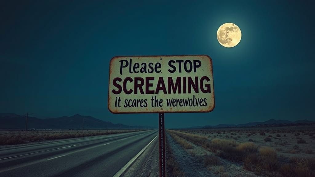 PLEASE STOP SCREAMING