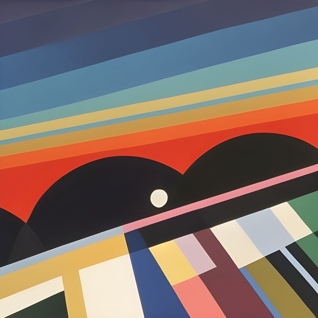 Abstract Wanderer Above the Sea of Fog