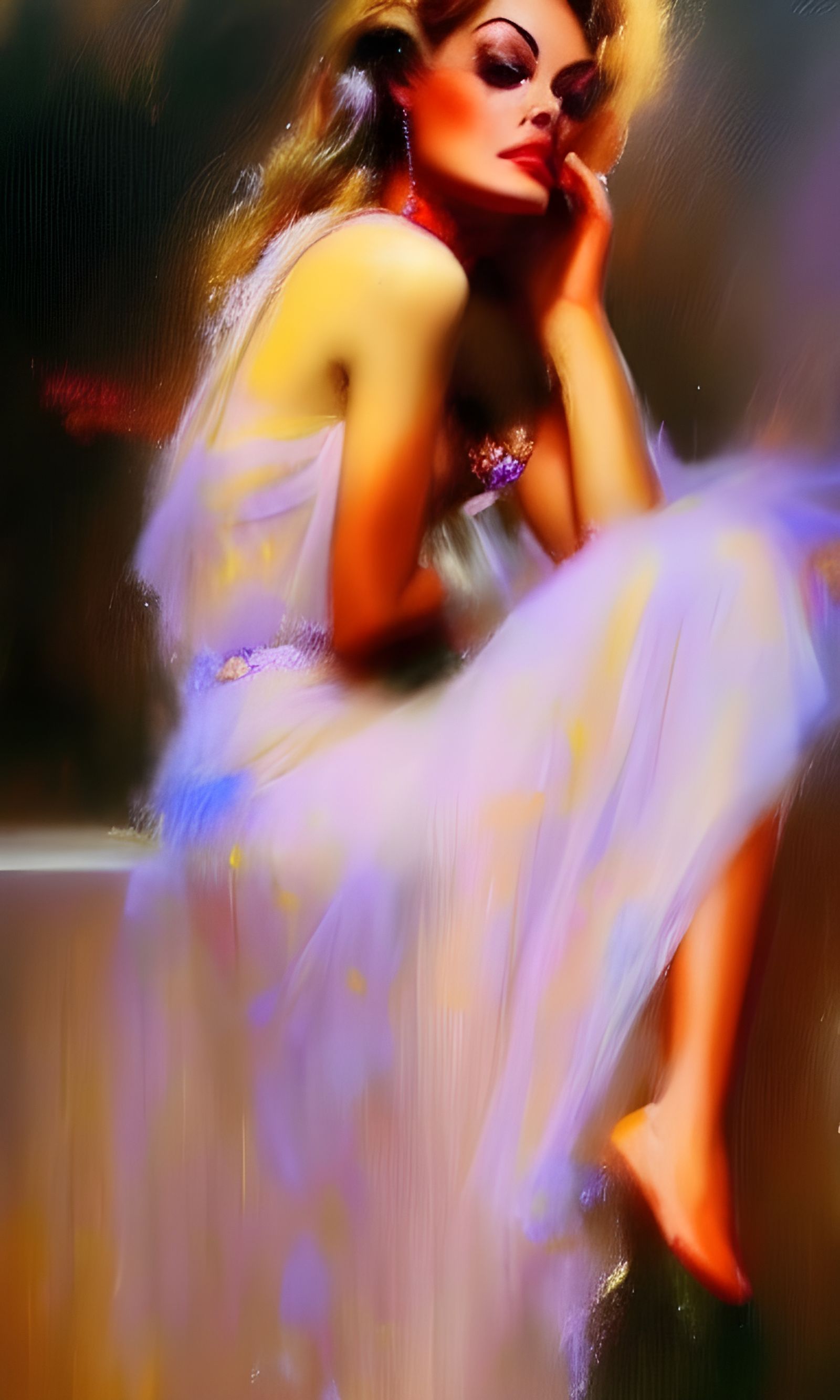 Film Noir Portrait: Romanticism and Color