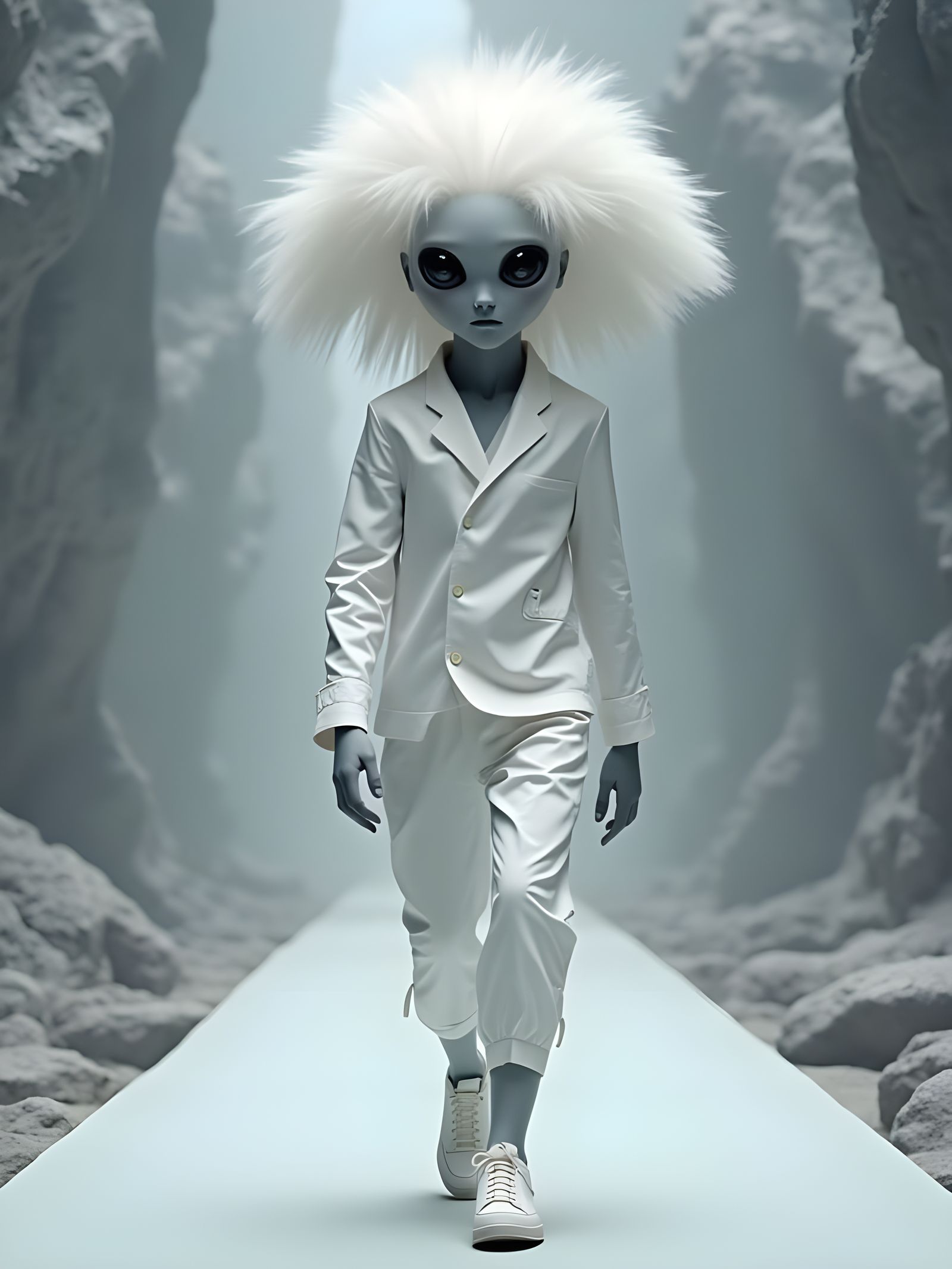 'Aliens of the Rainbow' Fashion Series: White