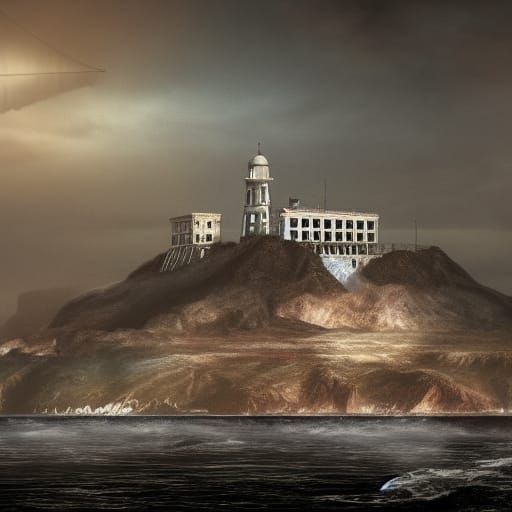 Alcatraz in Hell: Eldritch Concept Art