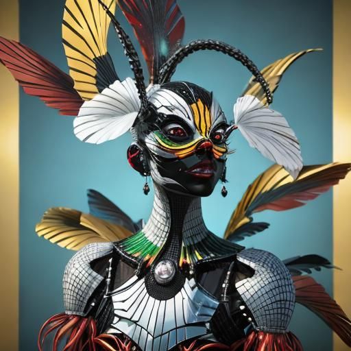 Psychedelic Surrealism in Vibrant 3D CGI