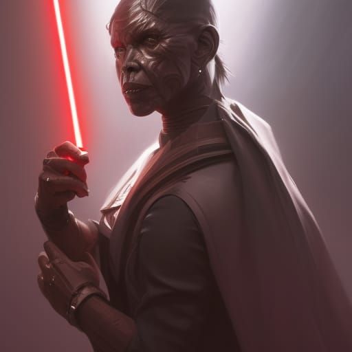 Detailed Portrait of a Sith Lord