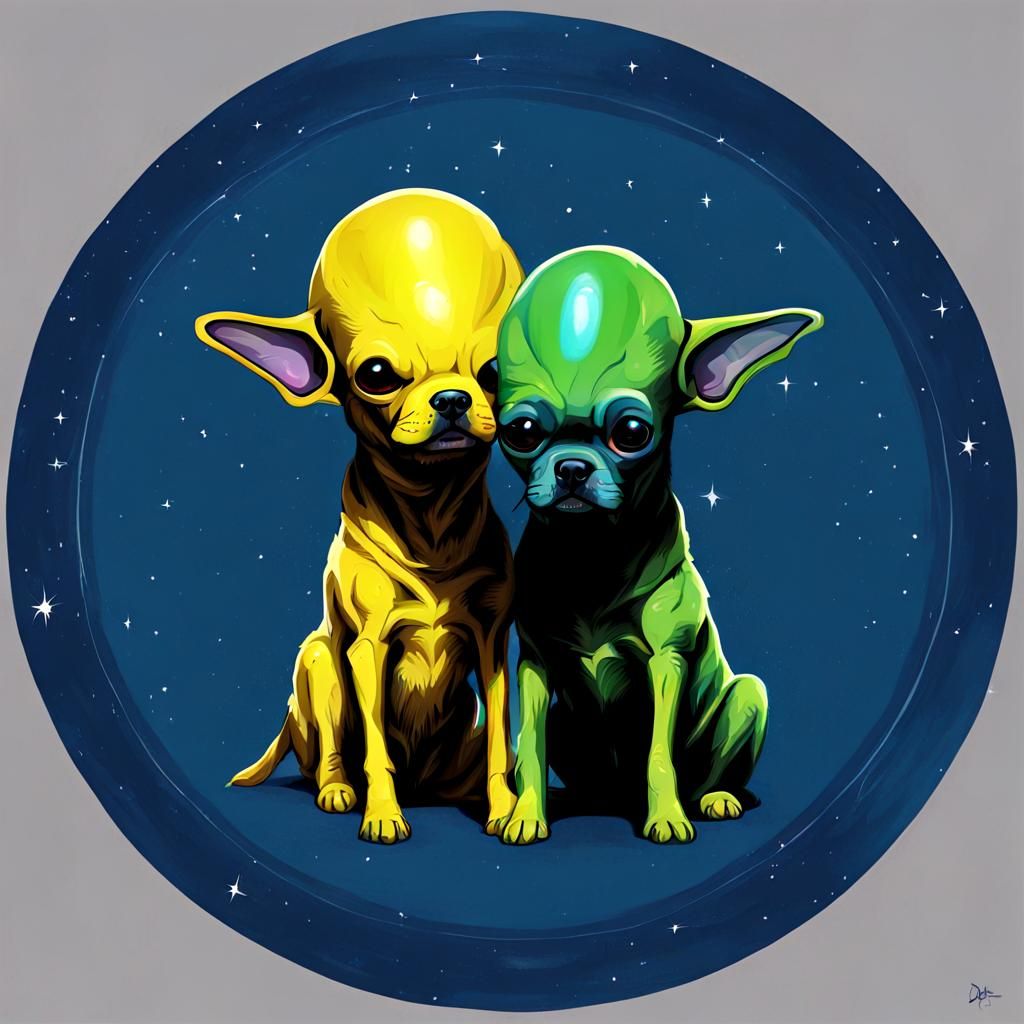 Otherworldly Alien Dogs