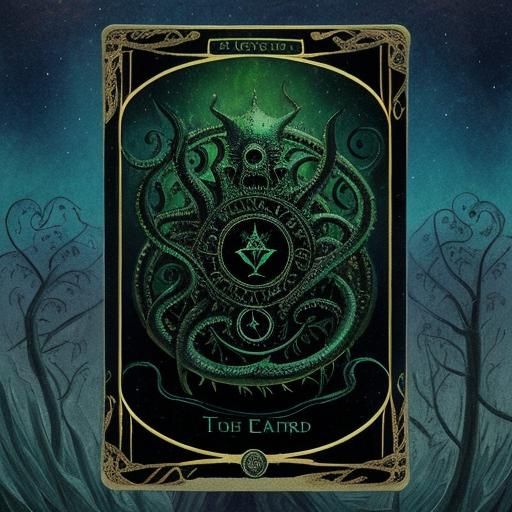 Lovecraftian Tarot Card Designs