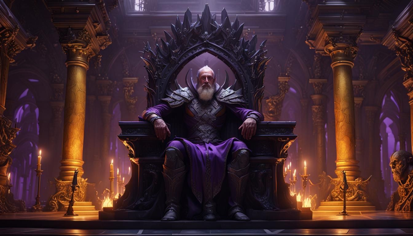 Lord of Darkness on Obsidian Throne