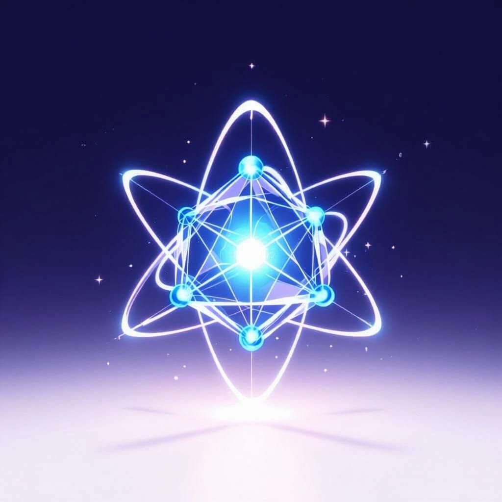 Tetrahedral Methane Molecule With Hybridization