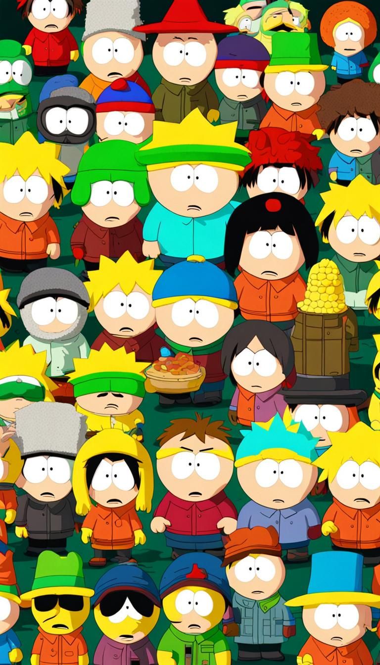 South Park Meets Simpsons in Bikini Bottom