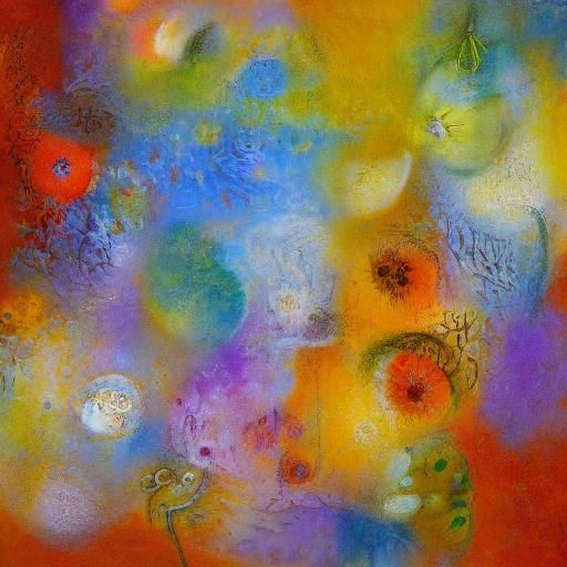 Expressionistic Painting of Generosity on Wednesday