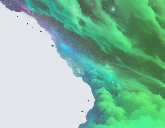 Godlike Being Flies Through Apocalyptic Star Vortex