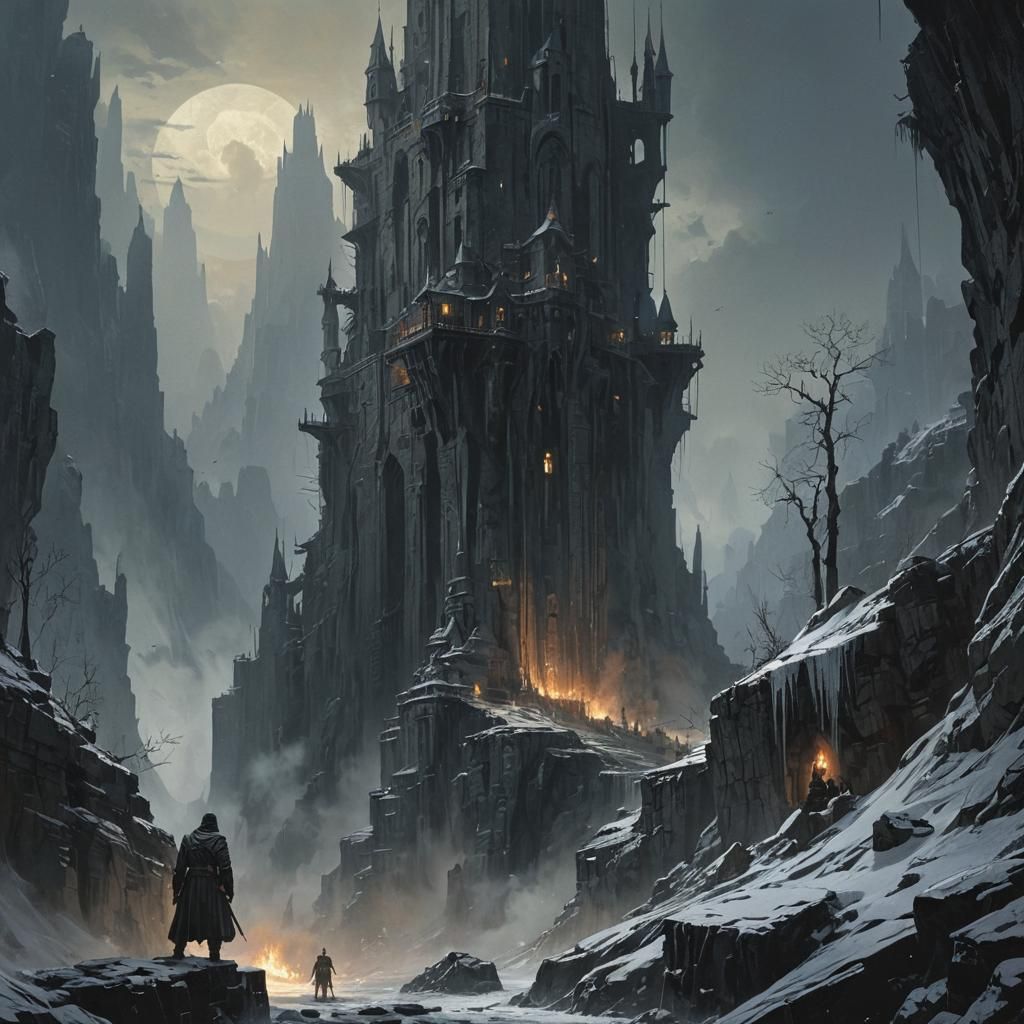 Grimdark Fantasy Landscape
