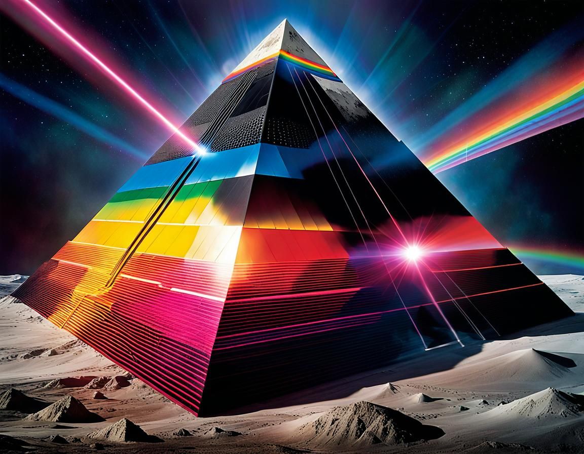Prismatic Pyramid Hurtling Through Space