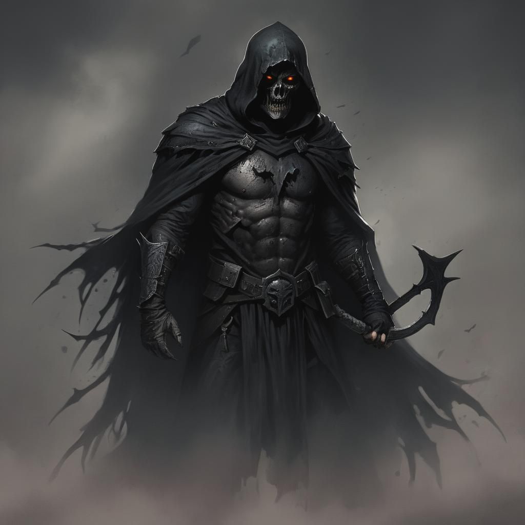 Grimdark Scene in Callen Schaub Style