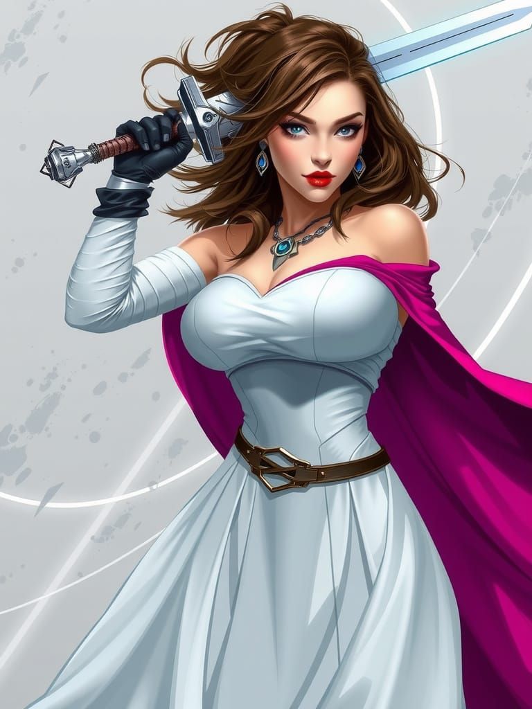 Dervish Blademaster Heroine (Who’s a bit Clumsy with her Blade, Apparently)