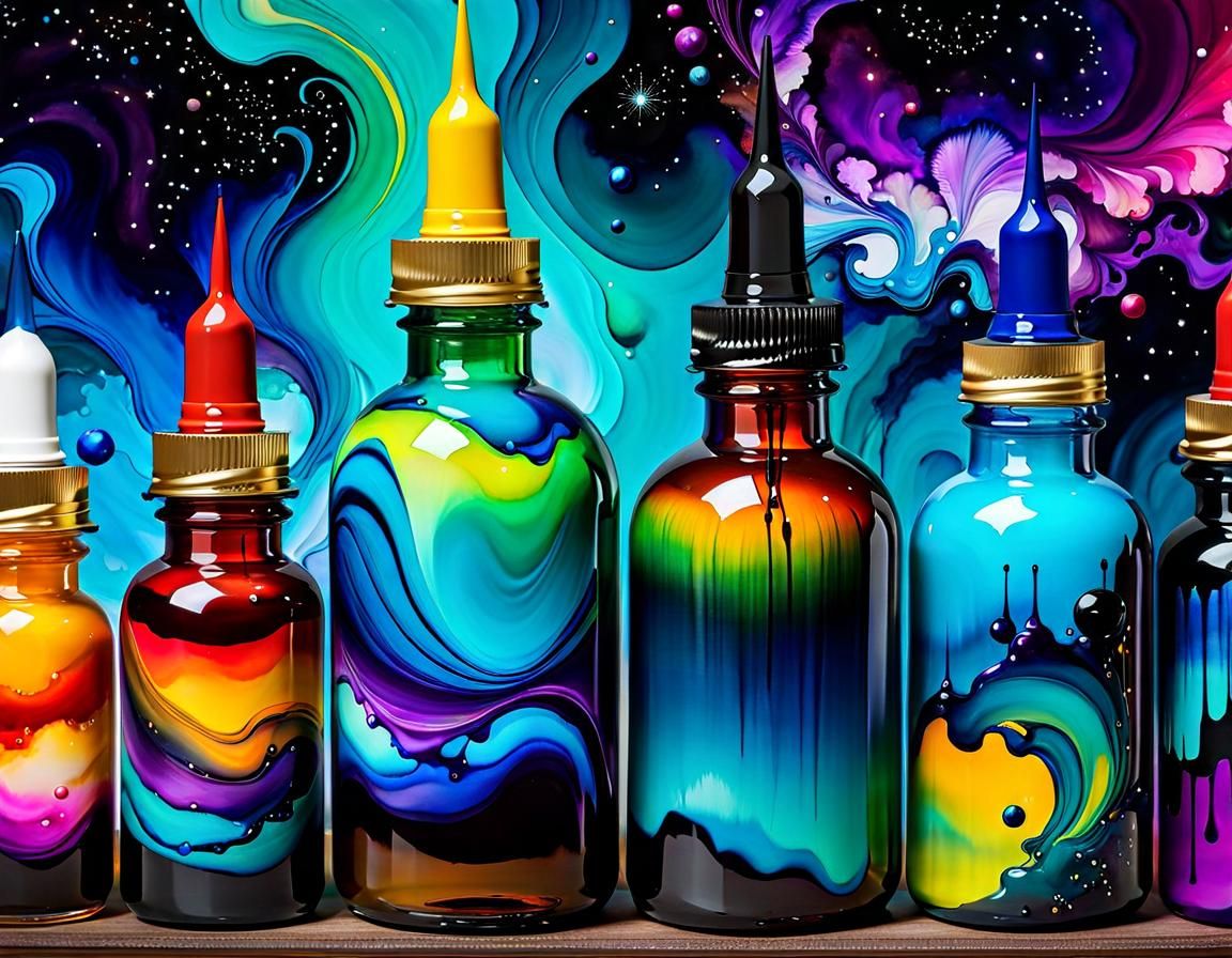 Otherworldly Alcohol Ink Artist's Canvas