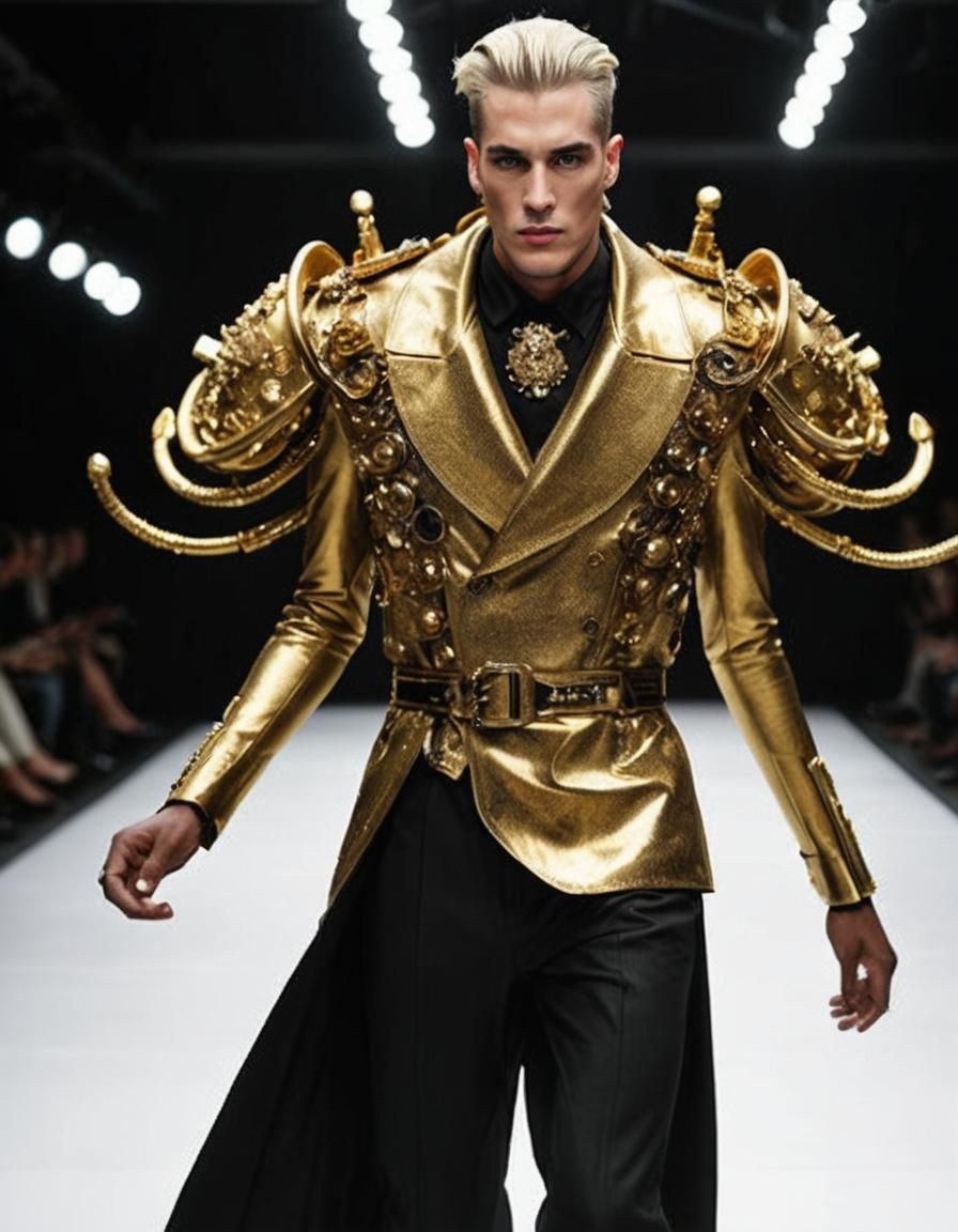 Brass Biopunk Fashion Extravaganza on the Catwalk