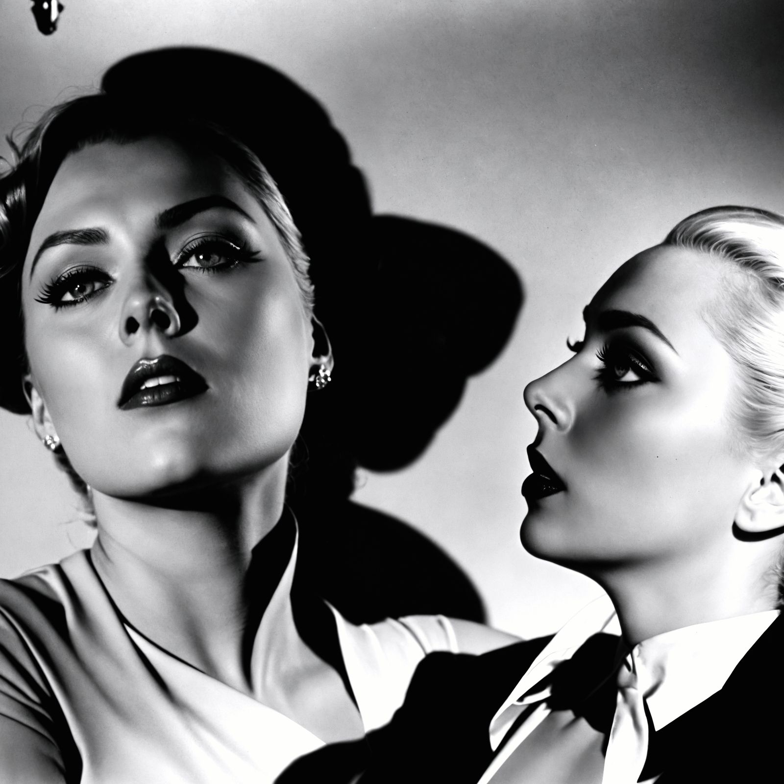 Film Noir Blonde in Hitchcock Thriller